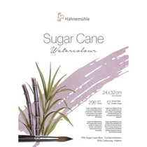 Bloc aquarelle sugar cane - Grain fin - 24x32 - 290g/m2 - 12 feuilles - Hahnemühle