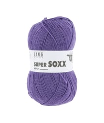 Pelote à tricoter SUPER SOXX 4 fils - 100 Gr - Lang Yarns - La laine à chaussettes incontournable 0146 Violet