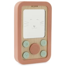 Telephone en silicone et bois - Mrs. Cat