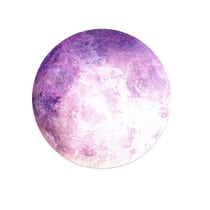 Tapis De Souris Rond En Caoutchouc Antidérapant Lavable Impression Claire 22cm Jaune 2 YONIS