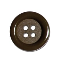 Lot de 6 boutons Clown couleur Marron 38mm