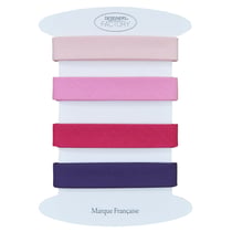 Lot de 4 Biais coton unis - 2 mètres par couleur - designers-factory (Lot E)