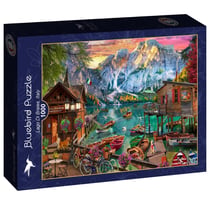 Puzzle 1000 pièces - Lago Di Braies, Italie - Bluebird Puzzle