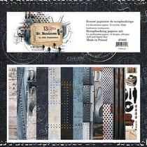 8 papiers scrapbooking 30 x 30 cm 13@rts MR. HANSDOME