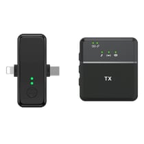Microphone Sans Fil 3-en-1 Réduction De Bruit Pour Smartphone Et Appareil Pro YONIS