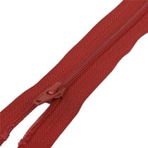 Fermeture sport séparable maille spirale - rouge