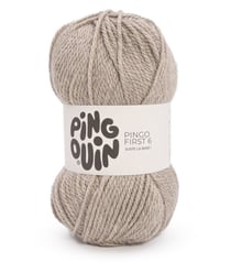 Pelote à Tricoter PINGO FIRST 6 - 100 g - Pingouin : Douceur, Polyvalence et Petit Prix Lin Marron