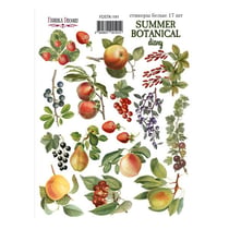 Planche de stickers couleur embelissement Fabrika Decoru SUMMER BOTANICAL DIARY 191