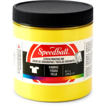 Encre textile jaune pour sérigraphie - Speedball
