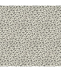 Tissu coton Petites Fleurs de 150 cm de largeur Blanc/marron Blanc vendu par 50 cm