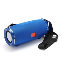 Enceinte Bluetooth Portable Waterproof Avec Basses Surround Support FM TF Card Bleu YONIS