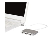 PORT Connect HUB USB-A 4 PORTS 2.0 - 480 Mb/s