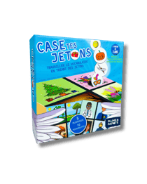 Jeux de tri - Case tes jetons Niveau 2 - Plume&Papote