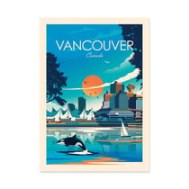 Affiche 30x40 cm - Vancouver Canada - Studio Inception