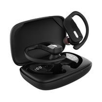 Ecouteurs Bluetooth Réduction De Bruit LED Affichage Double Batterie Noir 2 YONIS