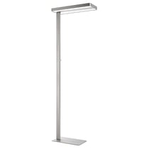 LIXUS lampadaire LED éclairage direct et indirect gris métal