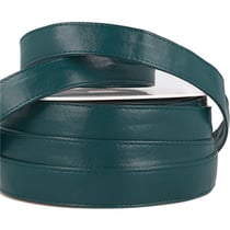 Bobine 10m Sangle simili cuir bleu canard 25mm