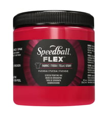 Encre flexible rose pour sérigraphie -Speedball