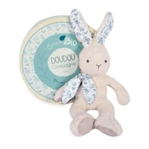 DOUDOU BOTANIC BIO - Pantin lapin blanc