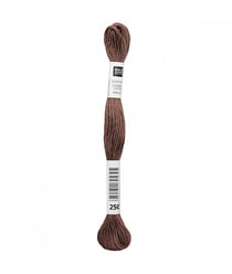 Fil à broder mouliné Uni - Rico Design 250 Marron