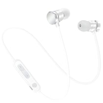 Écouteurs Bluetooth 5.0 Intra-Auriculaires Micro HD Téléphones Argent YONIS