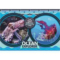 Puzzle animaux marins poulpe et meduse - 180 pieces - collection national geographic - clementoni - 29205
