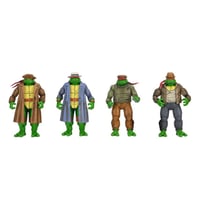 Les Tortues Ninja - Pack de 4 figurines Gangster Turtles 18 cm