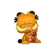 Garfield - Figurine POP! Garfield avec Pooky 9 cm