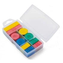 Boite 100 jetons en plastique numerotes - jeujura - 8986 - accessoires jeux de societe