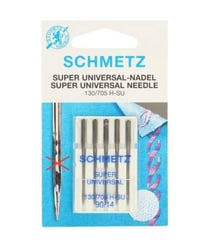 Aiguilles Super Universelle pour Machine - Dimension 90/14 - 130/705H-SU - 5 pces - SCHMETZ Bleu