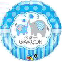 Ballon à Plat Eléphant Garçon