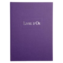 Livre d'or 1M. 220x170 - Violet - Le Dauphin