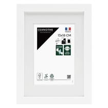 Cadre photo Wild blanc 13x18 cm avec passe-partout 9x13 cm