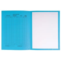 Paquet de 25 dossiers de procédure carte lustrée 25x32cm - Turquoise - x 5 - Exacompta