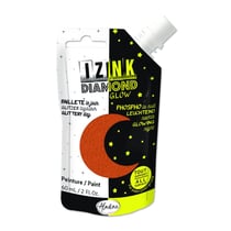 Peinture tous supports - Pailletée et phosphorescente - Cuivre - 60ml - IZINK - Diamond glow
