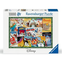 Puzzle 1000 pièces - Affiche Vintage des Films Disney