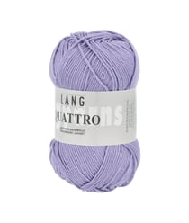 Fil à tricoter 100% coton QUATTRO - Lang Yarns 07 Violet