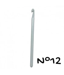 Crochet - 17cm - n°12 à 15 - plastique - Distrifil taille n°12