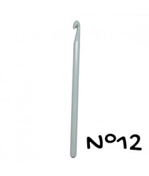 Crochet - 17cm - n°12 à 15 - plastique - Distrifil taille n°12