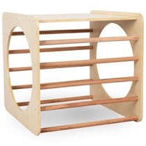 Cube d'escalade Bois +3ans Charge 80 Kg - Aire de Jeux Montessori, Cube d'escalade