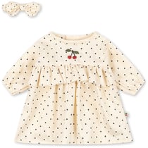 Robe et bandeau pour poupée Cœur Coloré (2 pièces) Konges Sløjd