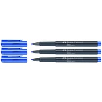 Lot de 3 marqueurs néon - FABER-CASTELL - Electric Storm - Pointe fibre 1,5 mm