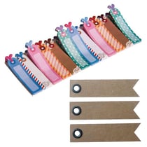 Memo-stickers Marque-page + 20 étiquettes kraft Fanion