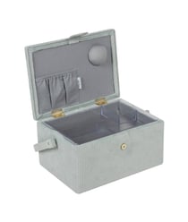 Boîte de Couture brodée "Mouton" - 25,5x18.5x14,5 cm - Hobby Gift Vert