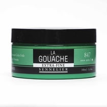 Gouache - Extra-fine - Vert Véronèse - 847 - Sennelier - Pot de 100ml - Beaux-arts