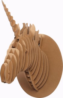 TROPHEE LICORNE CARTON GM 305x305MM