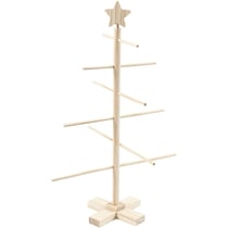 Sapin 3D en bois à monter - 40,5 x 60 cm