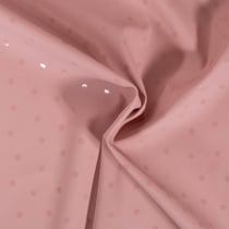 Tissu Imperméable à pois Rose
