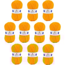 10 pelotes - 100% acrylique - Jaune - 978 - 50g - 140m - DMC - Knitty 4 - Tricot