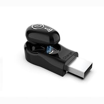 Ecouteurs Bluetooth Invisibles Mini Avec Microphone Pour Sport Et Appels Noir YONIS